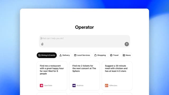 OpenAI's 'Operator' AI: Your Tasks, Done 40% Faster