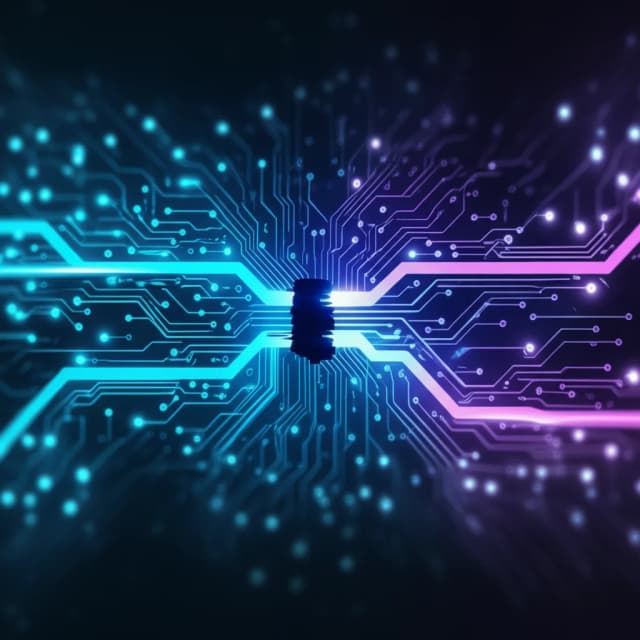 Abstract art of AI cognitive pathways, featured for article on MIRAGE benchmark diagnosing AI thinking errors.