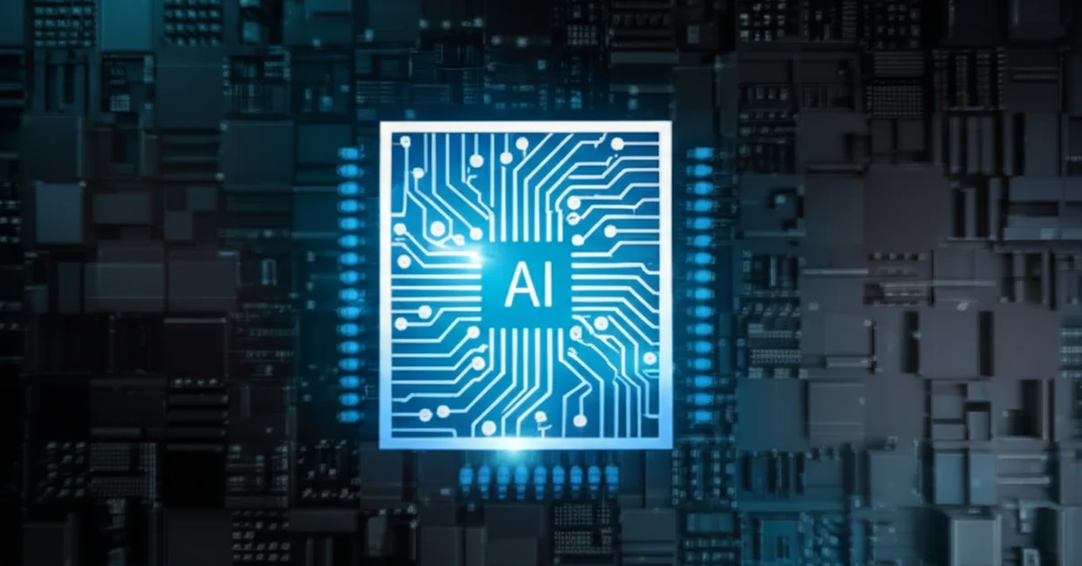 Conceptual art of an AI core splitting into two paths, representing the industry divergence between safety-first AGI and commercial labs.