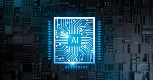 Conceptual art of an AI core splitting into two paths, representing the industry divergence between safety-first AGI and commercial labs.
