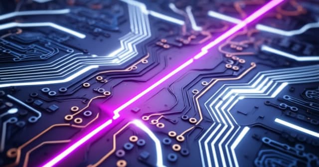 AI network model guided by Bayesian surprise to select the most informative experiment, representing an AI Scientist at work.