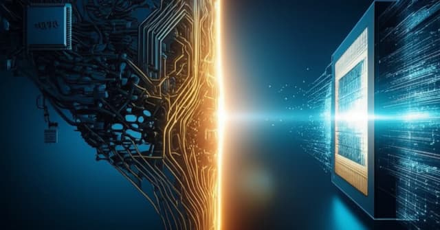 Conceptual art of Google's logo absorbing a wave pattern, symbolizing the strategic acqui-hire of Windsurf's W-SSM talent.