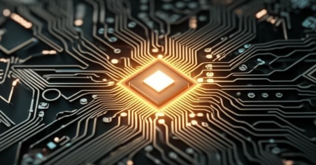 Conceptual art of an AI researcher pulled between academia and industry, symbolizing the generative AI talent war.