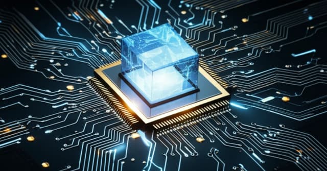 Conceptual art of Google's MLE-STAR, an autonomous agent managing the entire machine learning lifecycle from code to deployment.