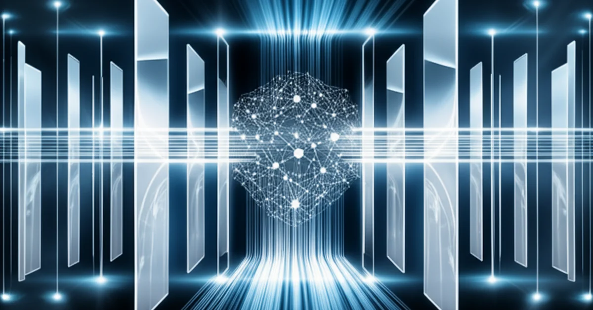 Diagram of a differentially private algorithm securely segmenting a dataset for safe exploratory data analysis by Google AI.
