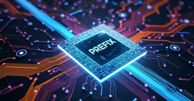 Diagram showing the complex RLHF pipeline versus the streamlined, single-process Prefix-RFT framework for LLM alignment.