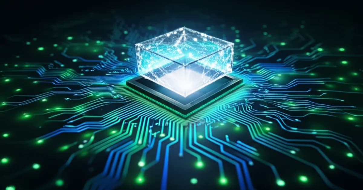 Conceptual illustration of the Kraken AI platform as the OS for the global energy grid, representing its spin-off and IPO.