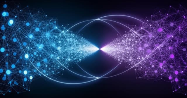 Illustration of Perplexity AI's logo on a steep upward valuation graph, representing its $20 billion valuation in the AI search market.