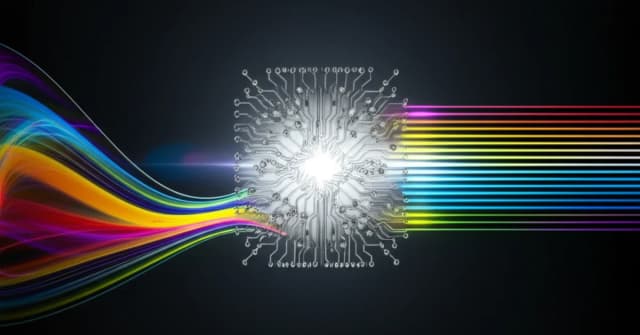 An AI interface translating the text prompt 'Moody Film Noir' into a visual Lightroom photo preset applied to a photograph.