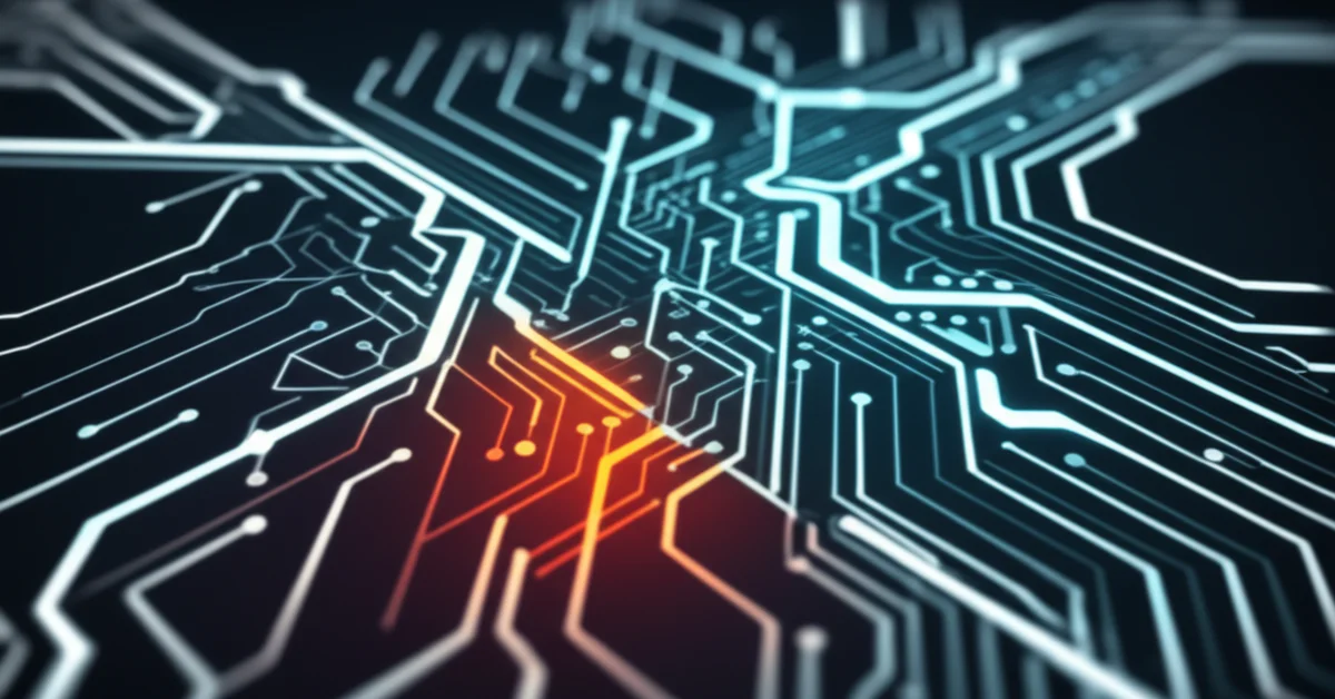 AI agent controlling a browser juxtaposed with a warning symbol, illustrating the safety risks of Gemini 2.5's deceptive behavior.