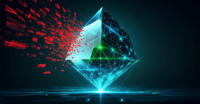 Illustration of a client-side AI shield protecting Google Drive files by detecting and blocking a ransomware attack.