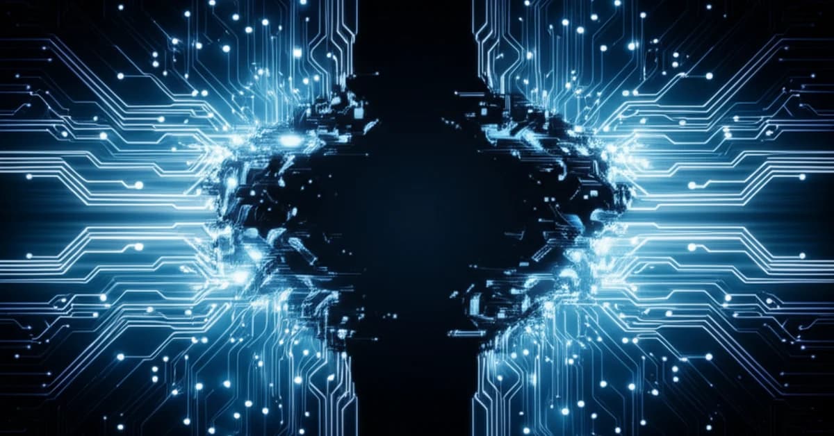 An AI neural network graphic pointing to a math proof with a red 'RETRACTED' stamp, symbolizing OpenAI's false GPT-5 claim.