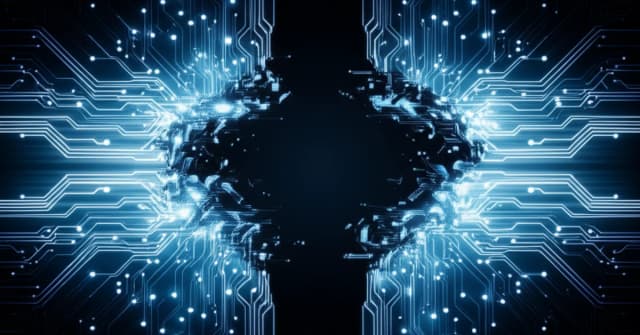 An AI neural network graphic pointing to a math proof with a red 'RETRACTED' stamp, symbolizing OpenAI's false GPT-5 claim.