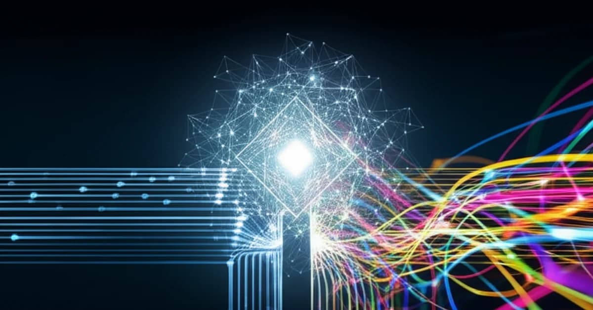 Conceptual art of OpenAI's Sora app showing a creative video feed alongside a distorted digital twin, symbolizing deepfake risks.