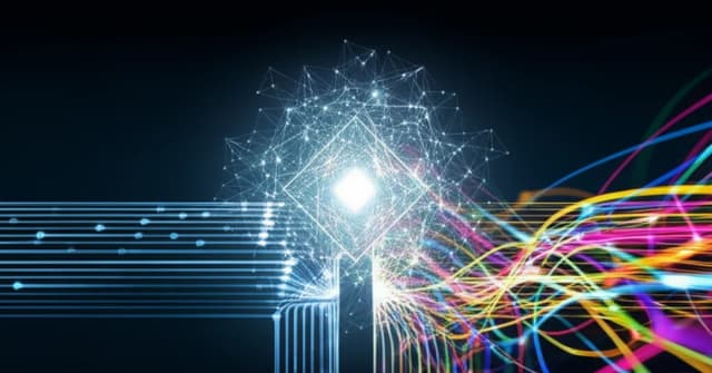 Conceptual art of OpenAI's Sora app showing a creative video feed alongside a distorted digital twin, symbolizing deepfake risks.