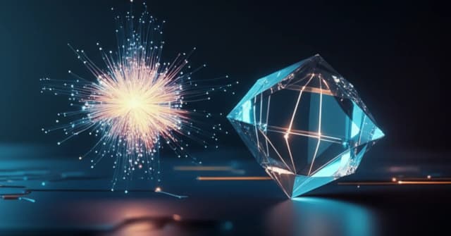 Diagram showing the tradeoff between AI agent frameworks like CrewAI for prototyping and LangGraph for production consistency.