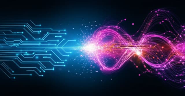 Diagram showing AI's logical code graph being downsampled into Git's flat text diffs, illustrating a cognitive mismatch.