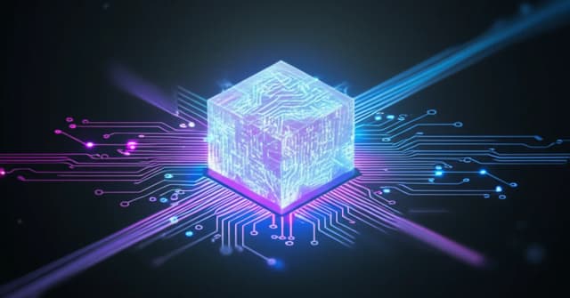 Visualization of Perplexity AI's pplx-embed converting web text into vector embeddings for advanced RAG applications.