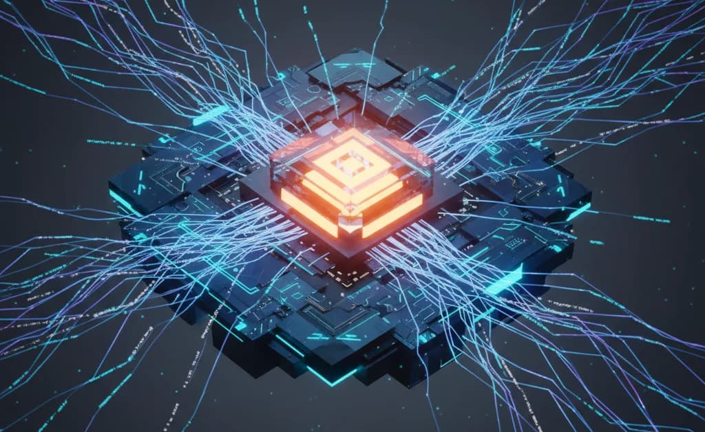 Conceptual graphic of Anthropic's Claude 3 AI family—Haiku, Sonnet, and Opus—representing their multimodal text and vision pr