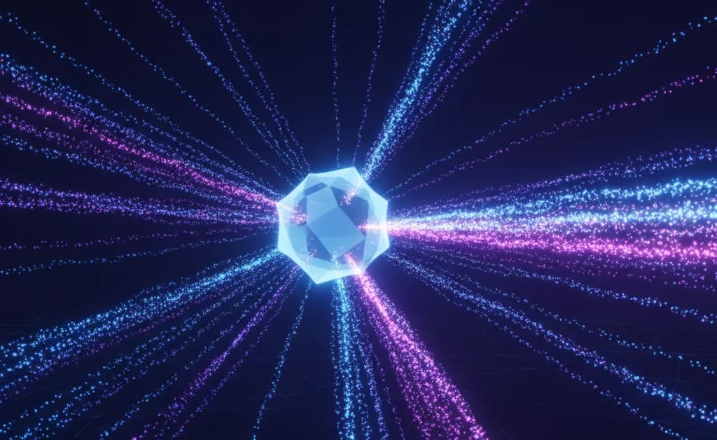Line chart showing Qdrant's developer adoption growth versus Chroma's decline in the open-source vector database market.
