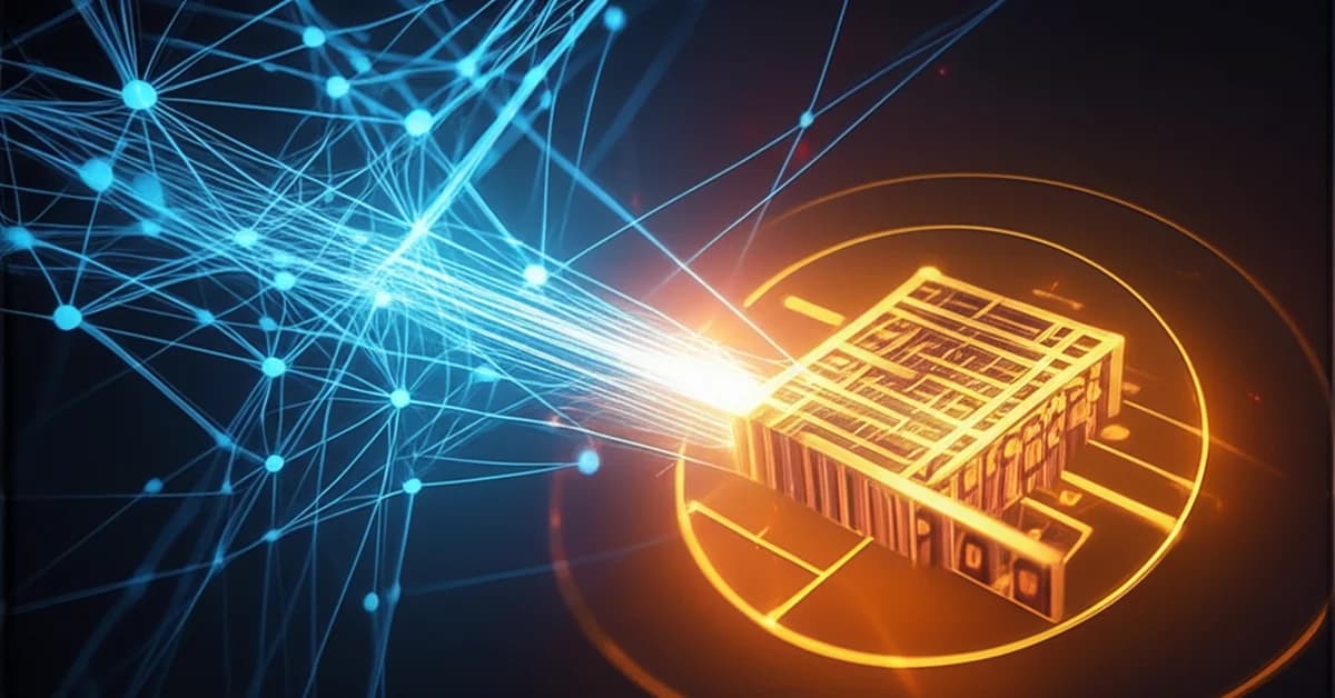 Conceptual art showing Anthropic's market share rising against OpenAI, symbolizing the shift in enterprise AI adoption.