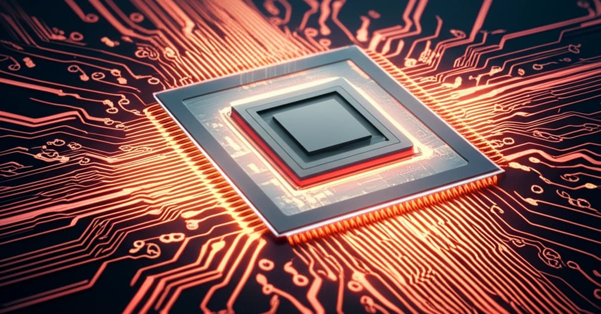 Conceptual art of Huawei's SuperPoD AI system, illustrating the large-scale cluster architecture for its Ascend AI chips.