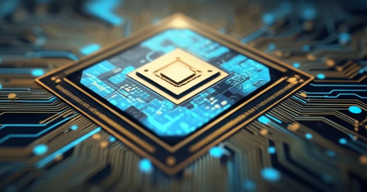 Conceptual image of an AI accelerator chip with OpenAI and Broadcom logos, symbolizing their custom silicon partnership.