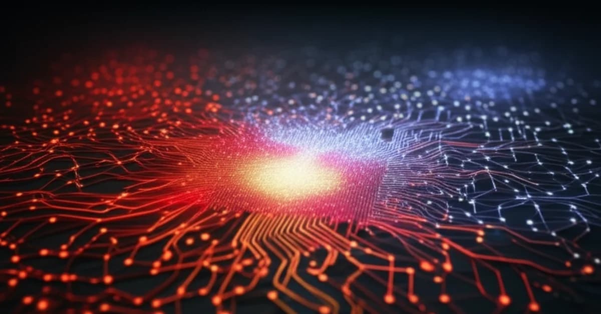 Conceptual art of The Great AI Divide, showing a split between a closed Western API ecosystem and China's open-source models.